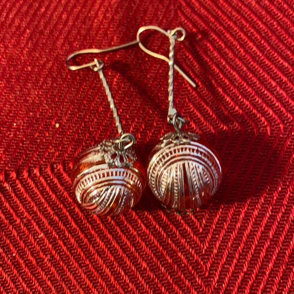 EARRINGS LONG TASSEL BEADS DANGLING DROP